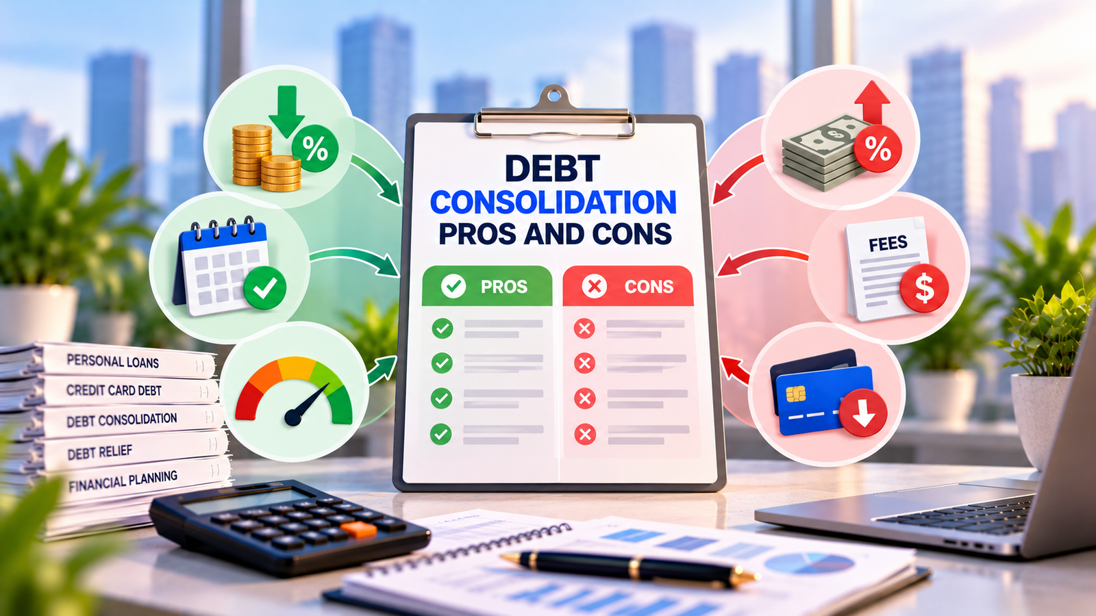 Debt Consolidation Pros and Cons