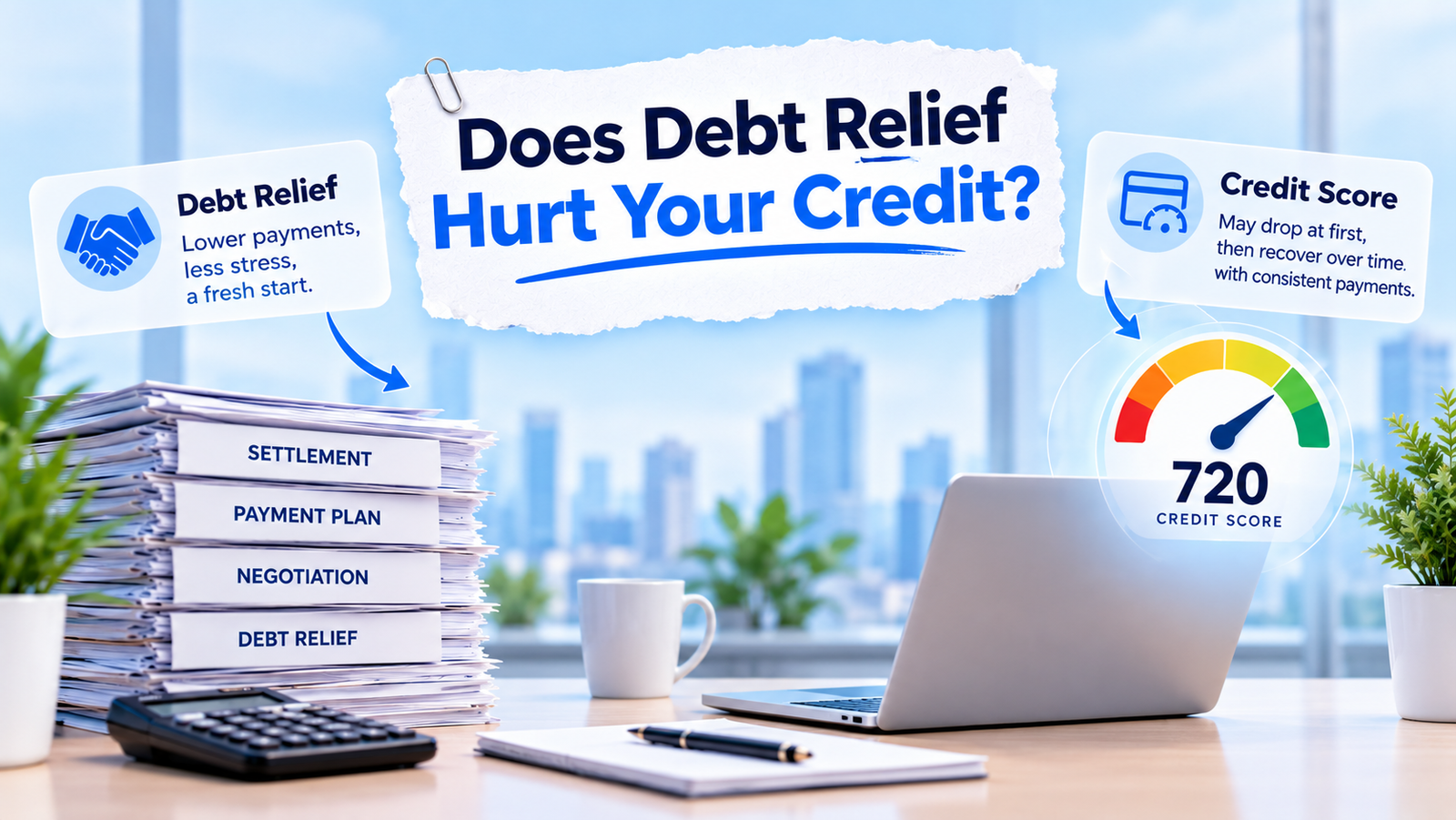 Does Debt Relief Hurt Your Credit?