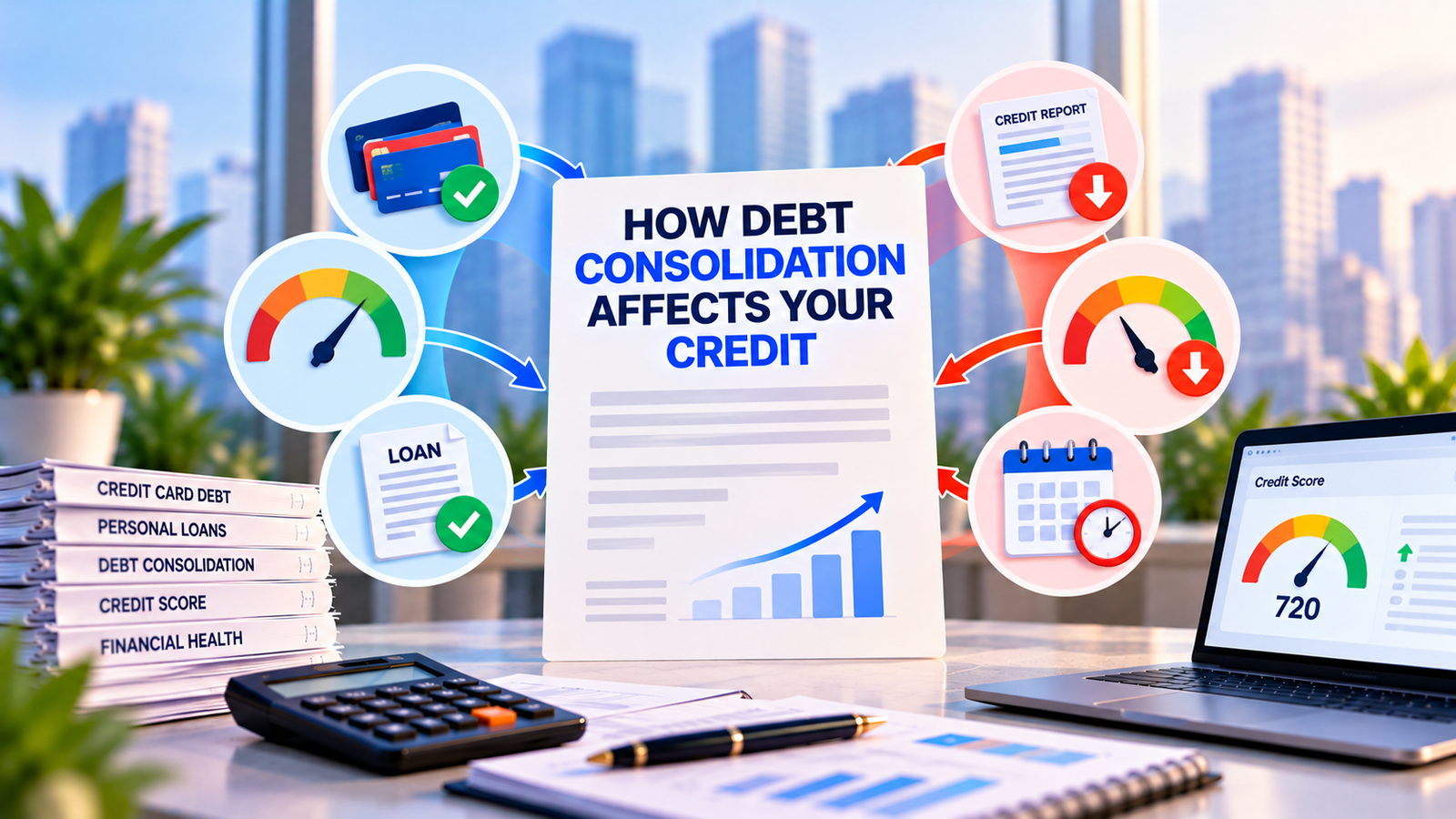 How Debt Consolidation Affects Your Credit