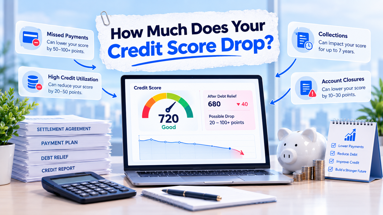 How Much Does Your Credit Score Drop