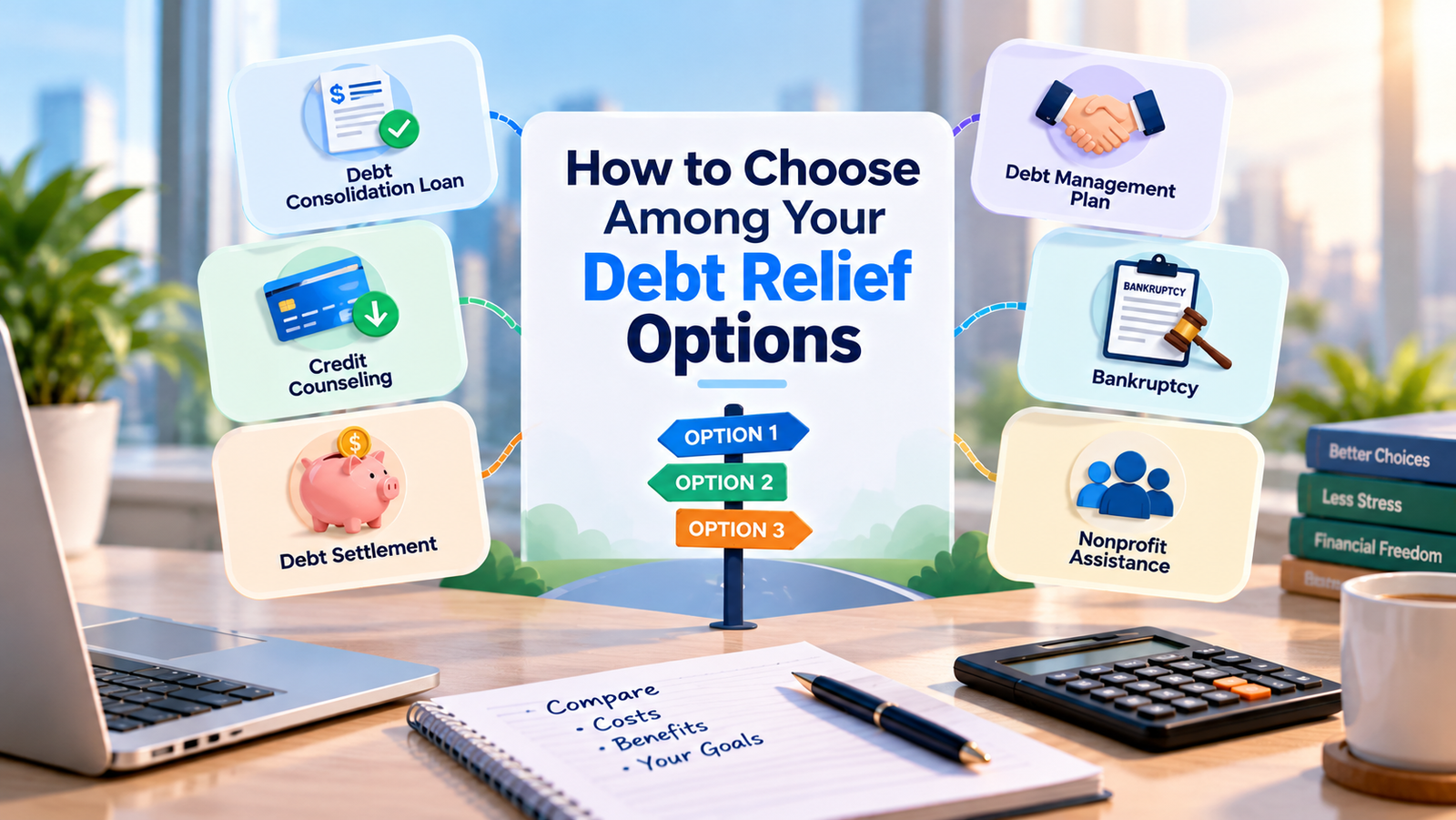How to Choose Among Your Debt Relief Options