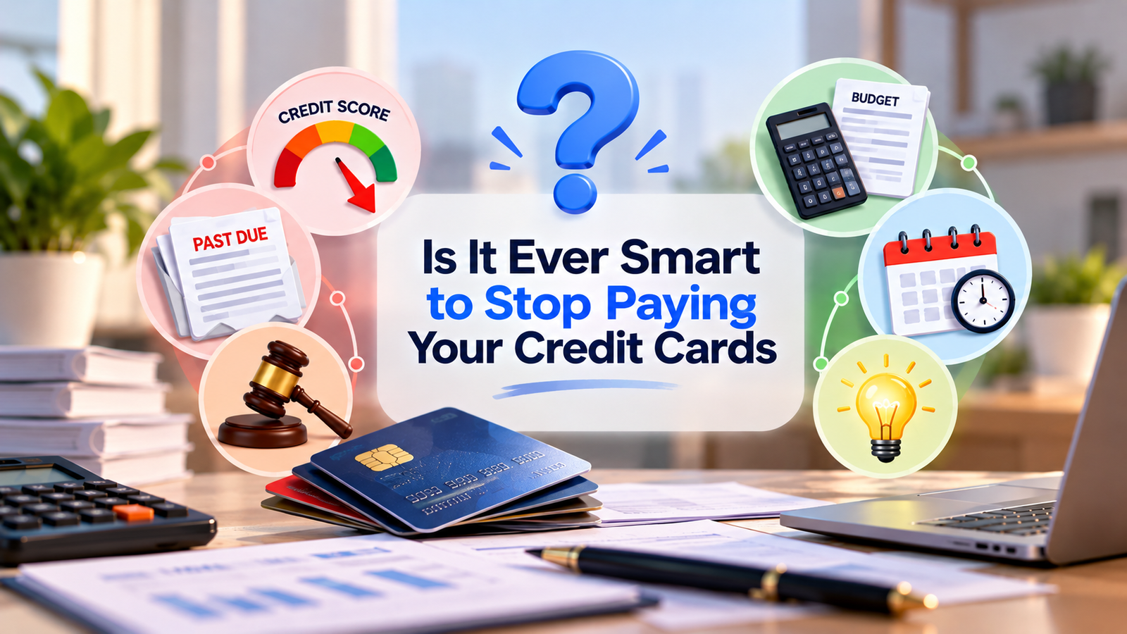 Is It Ever Smart to Stop Paying Your Credit Cards
