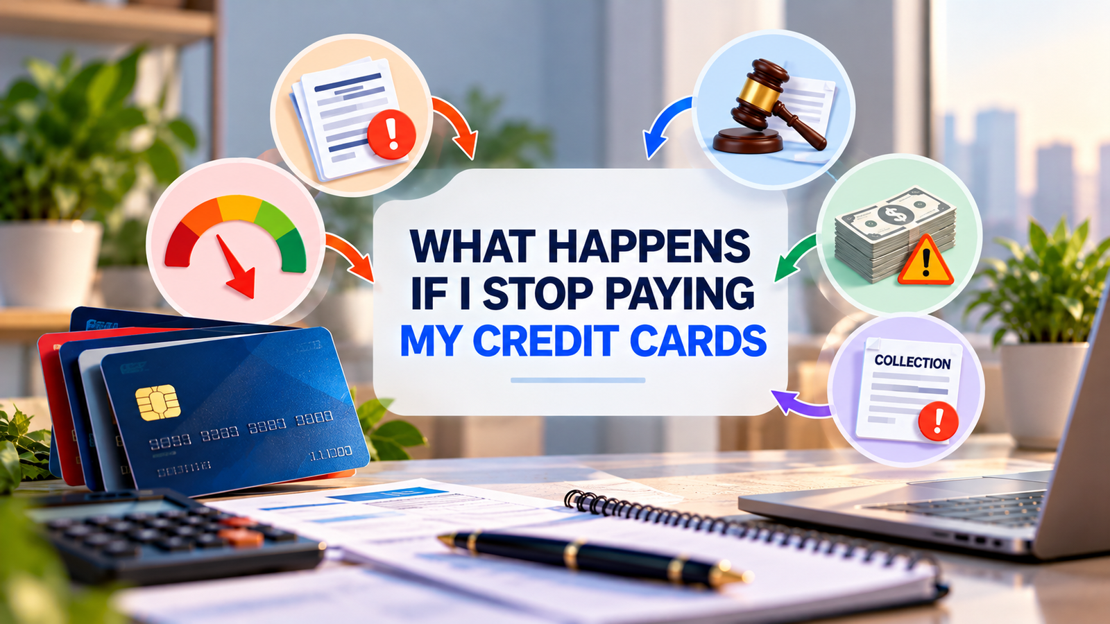 What Happens If I Stop Paying My Credit Cards