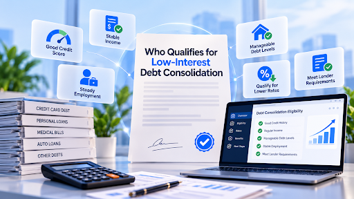 Who Qualifies for Low-Interest Debt Consolidation